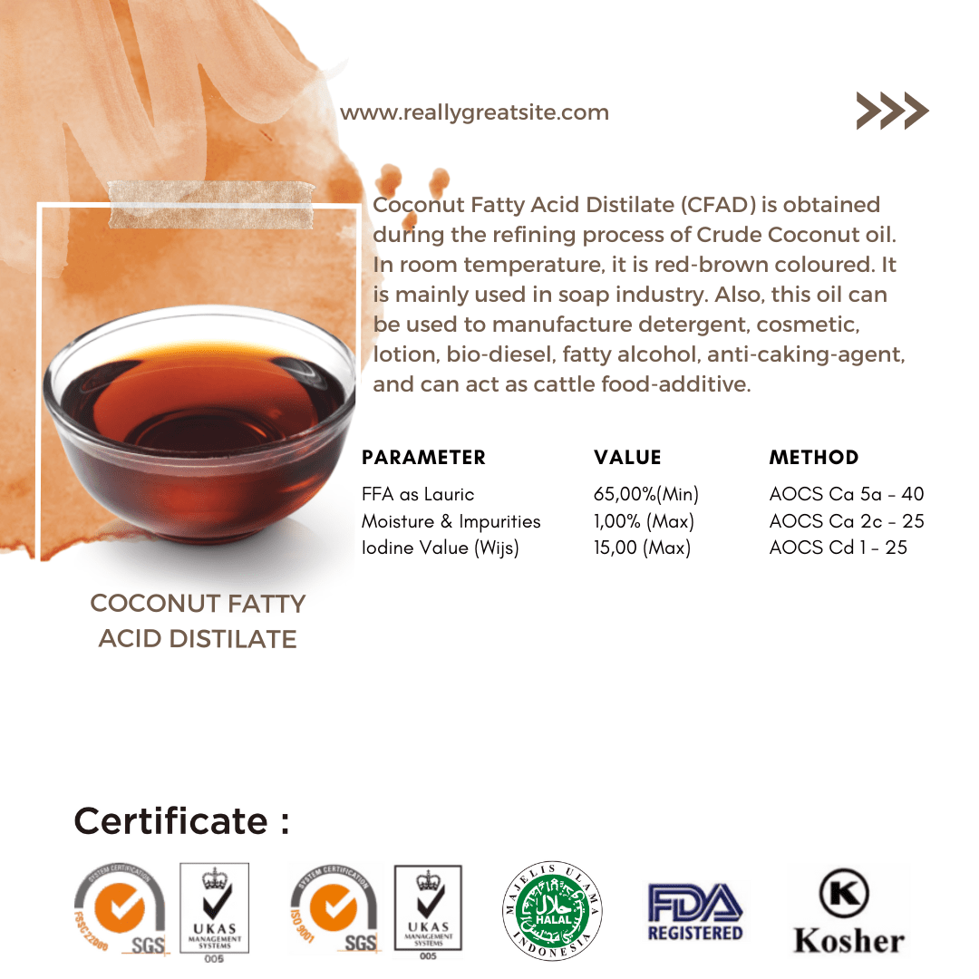Coconut Fatty Acid Distilate
