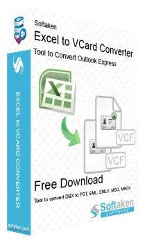 Softaken Excel to VCF Converter