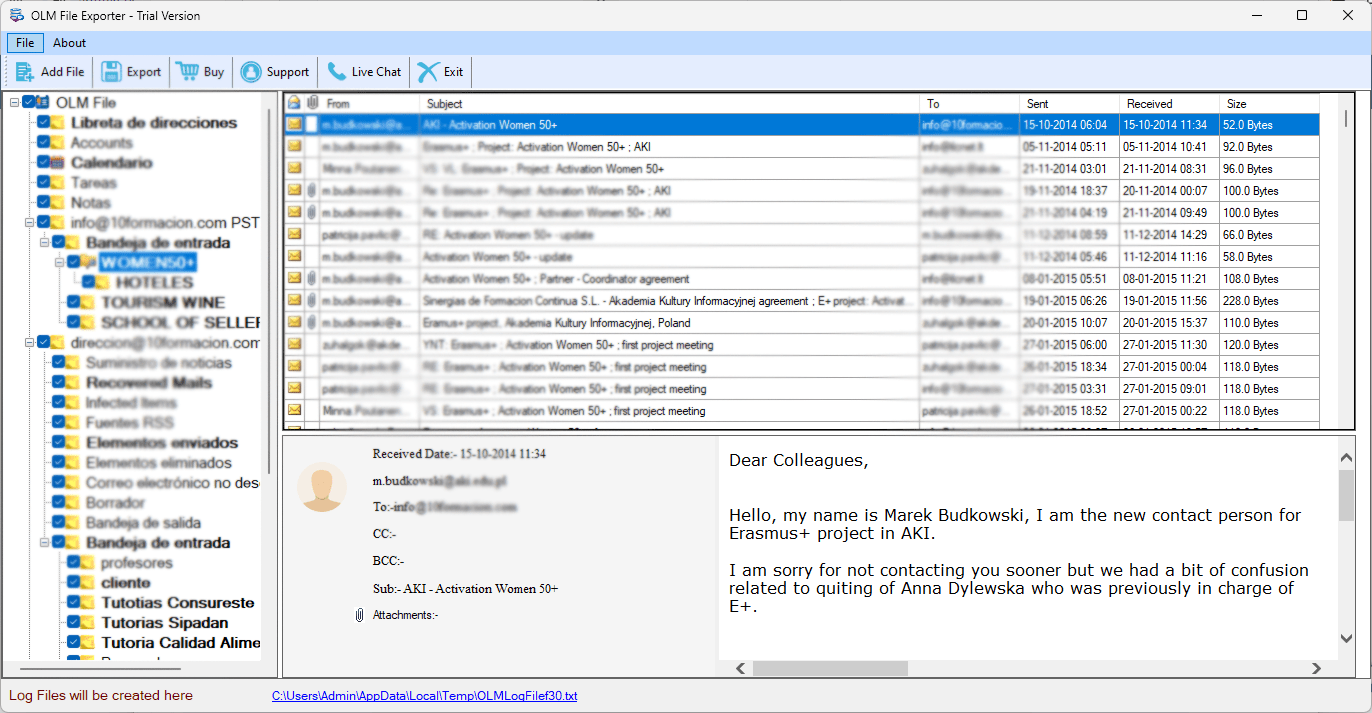 Softaken OLM to IMAP Migration Tool